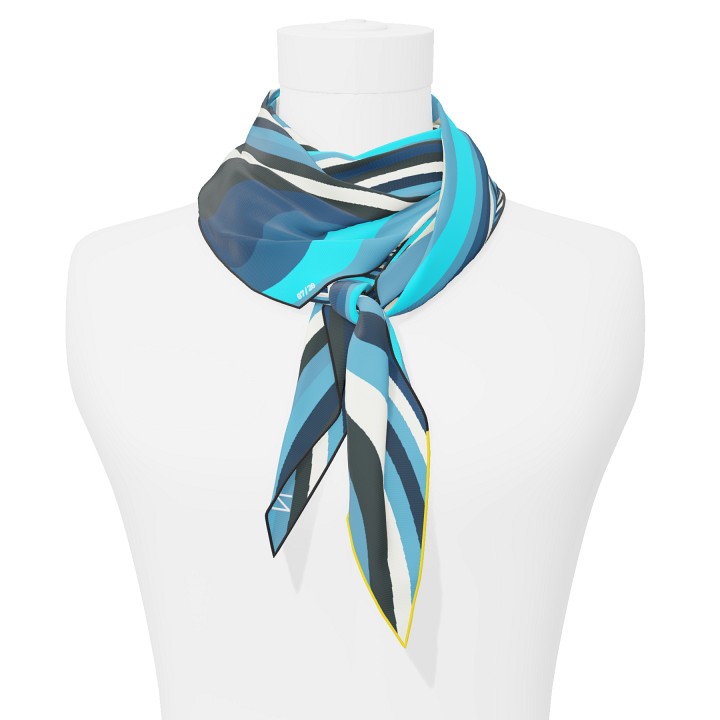 "Les vagues" arrow 140 scarf