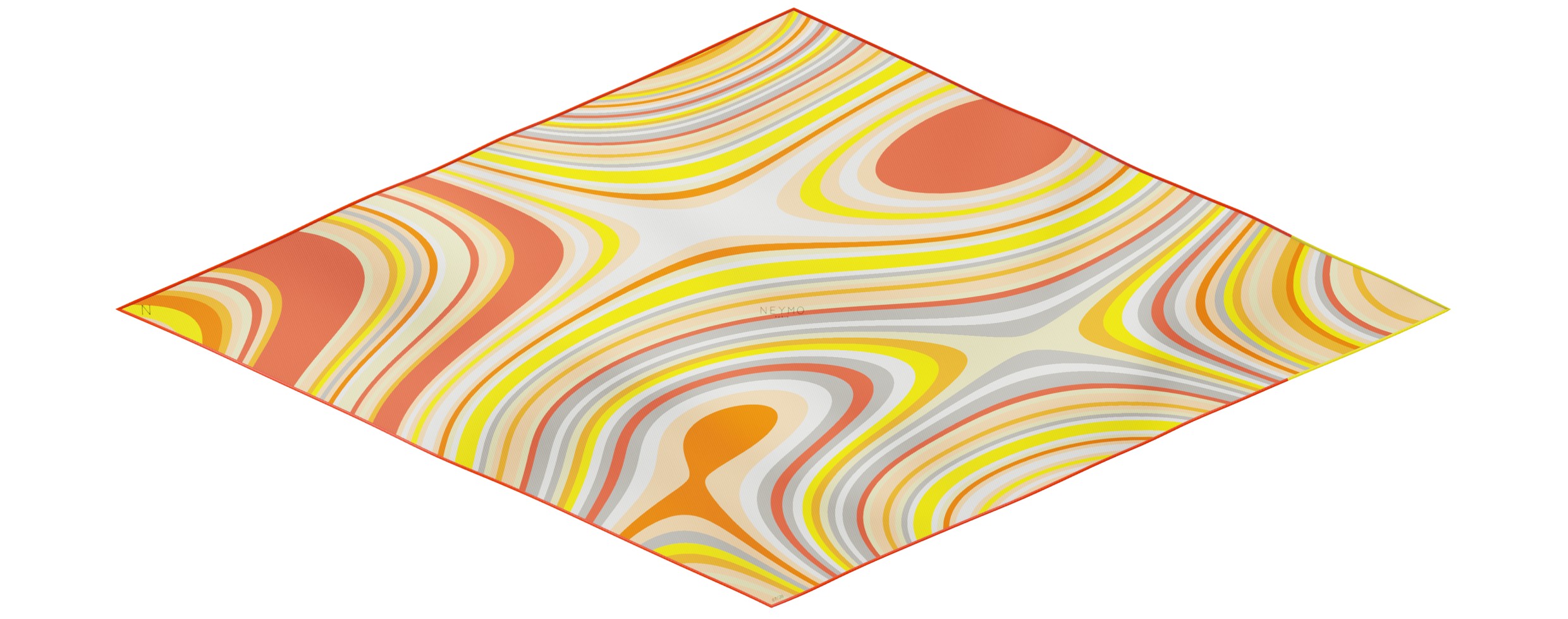 "Les vagues" arrow 140 scarf