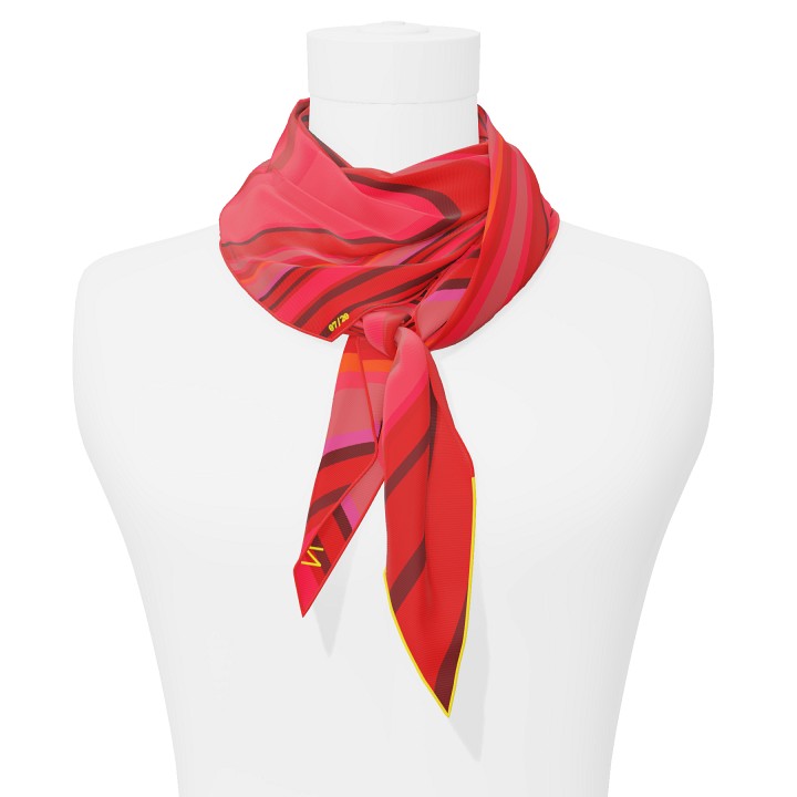 "Les vagues" arrow 140 scarf