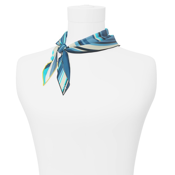 "Les vagues" dart 80 scarf