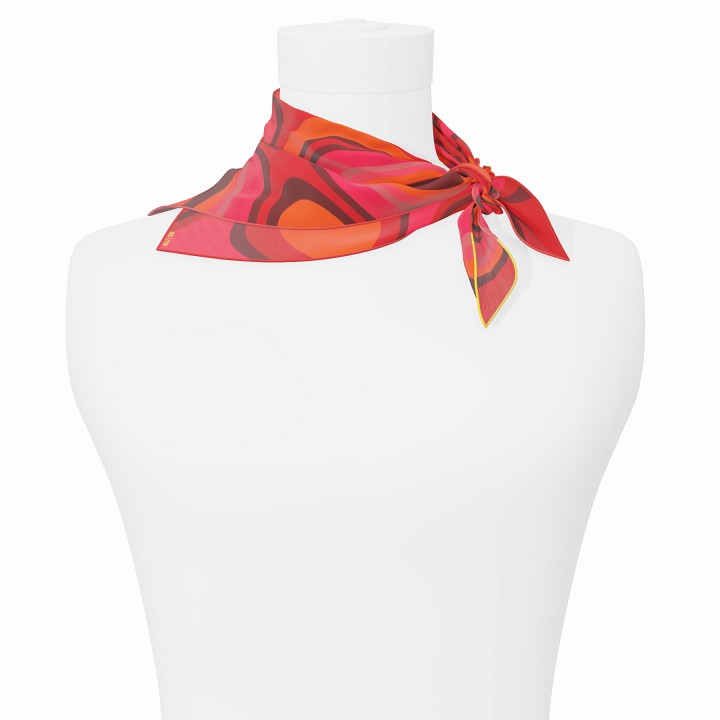 "Les vagues" square 45 scarf