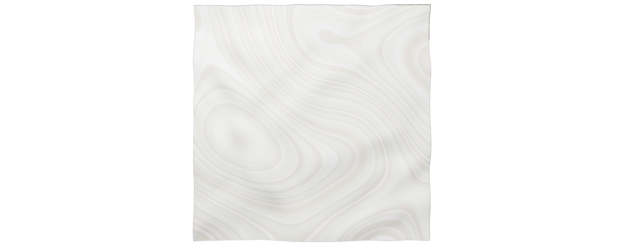 "Les vagues" giant square 130 scarf