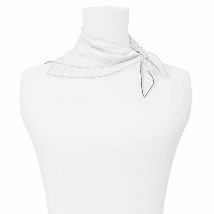 "Les vagues" square 45 scarf