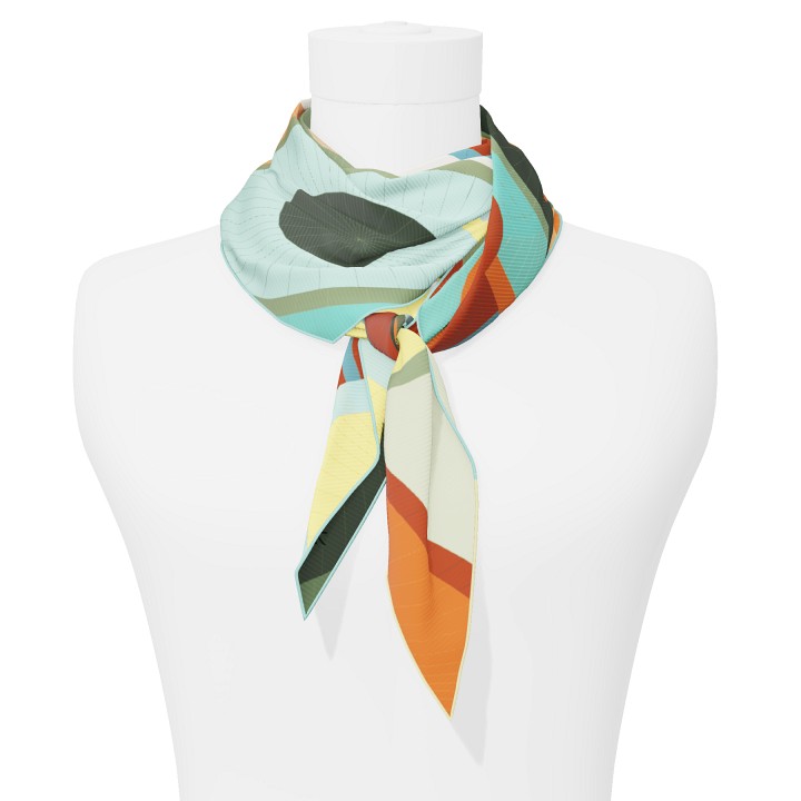 "Les ombrelles" arrow 140 scarf