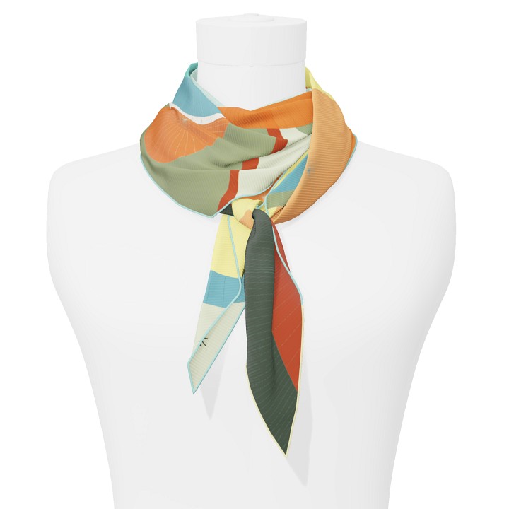 "Les ombrelles" arrow 140 scarf