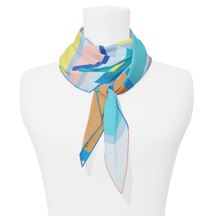 "Les ombrelles" arrow 140 scarf