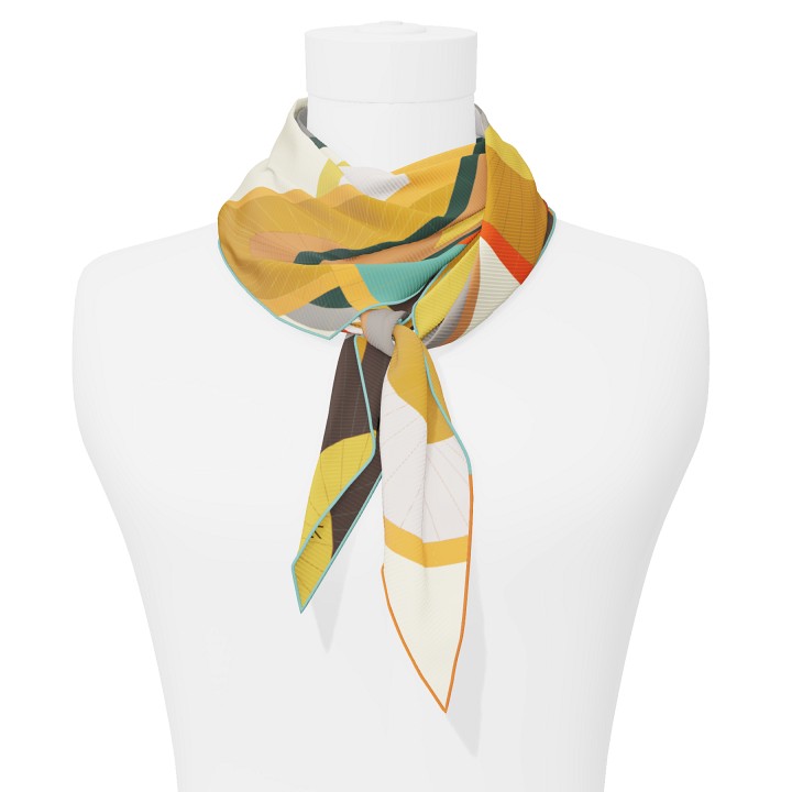 "Les ombrelles" arrow 140 scarf