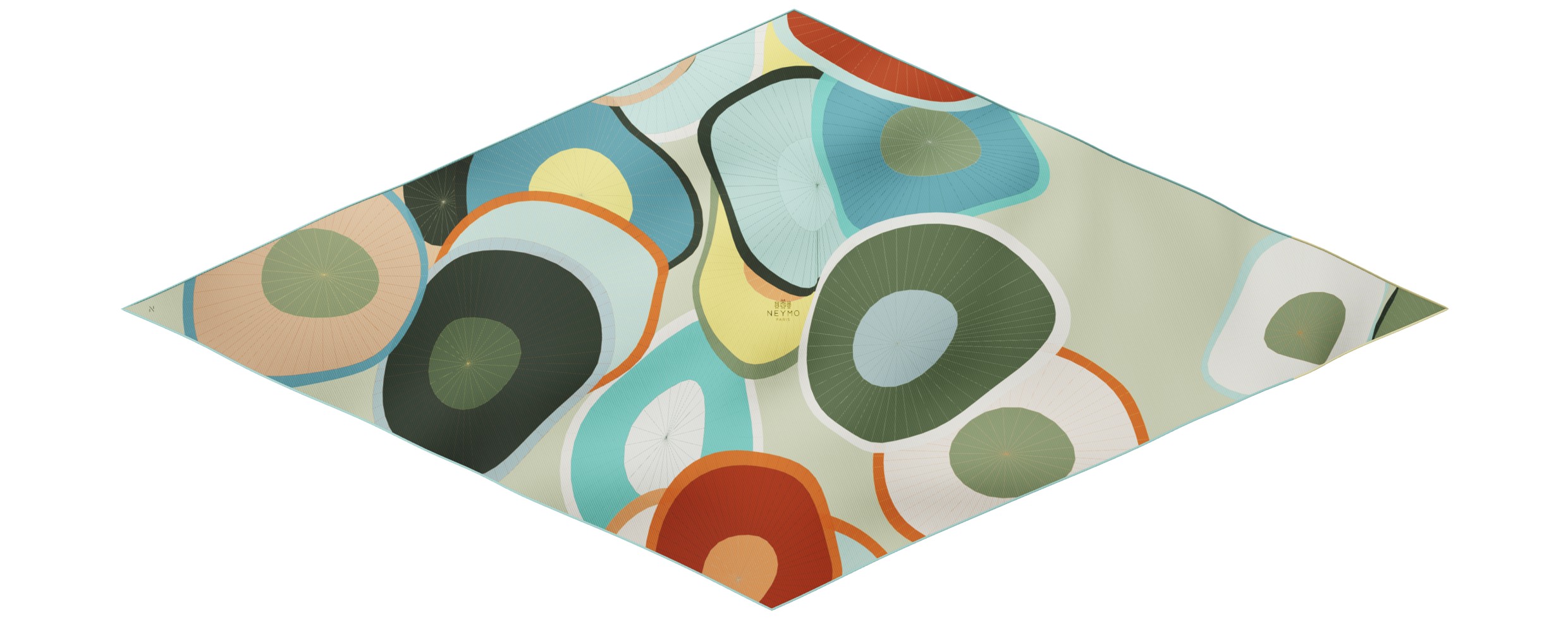 "Les ombrelles" giant arrow 200 scarf