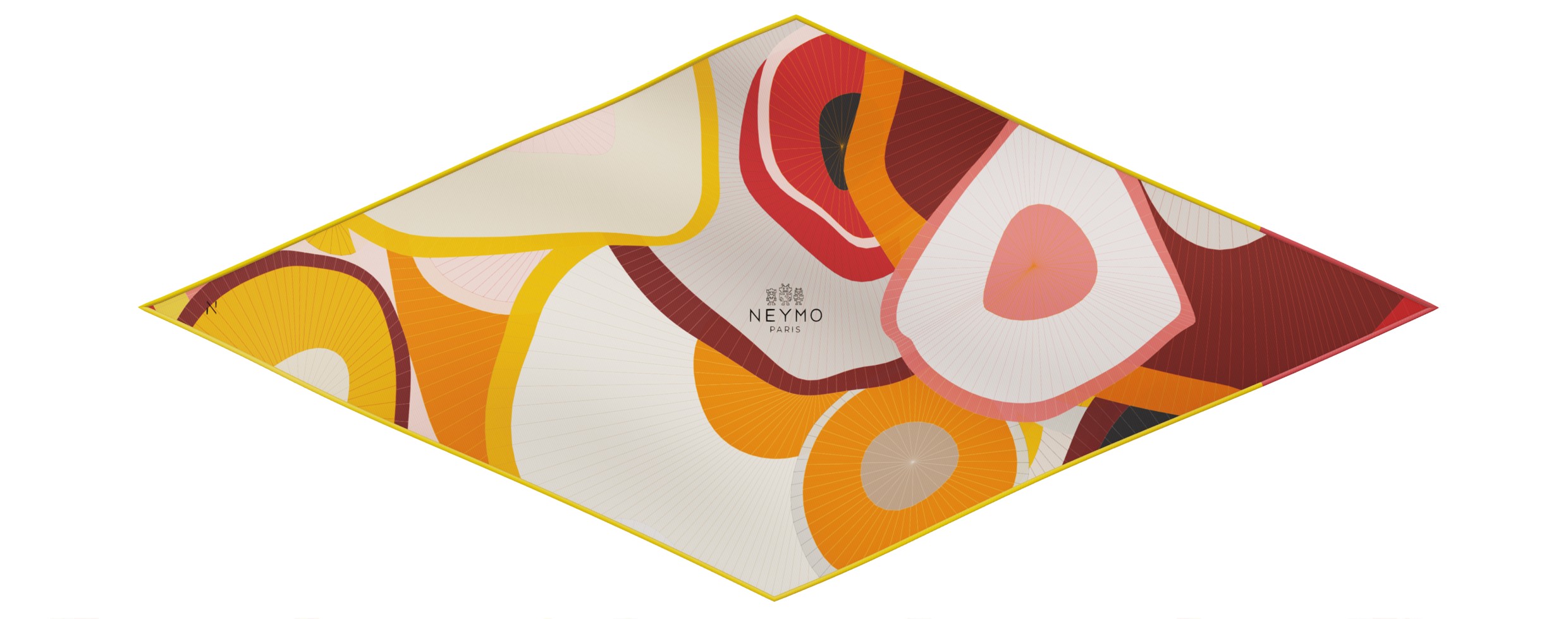 "Les ombrelles" dart 80 scarf