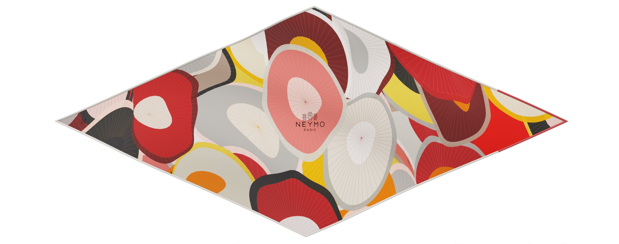 "Les ombrelles" dart 80 scarf