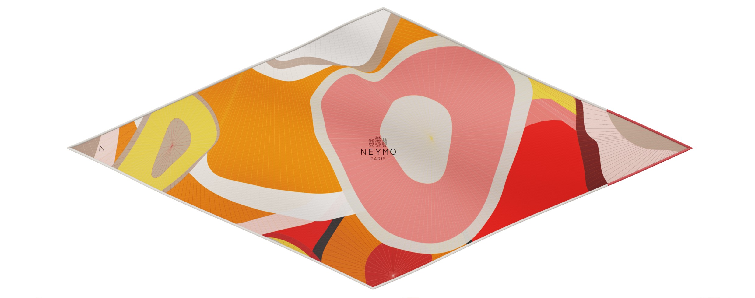 "Les ombrelles" dart 80 scarf