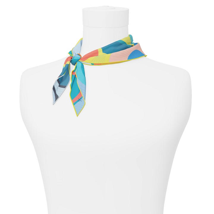 "Les ombrelles" dart 80 scarf