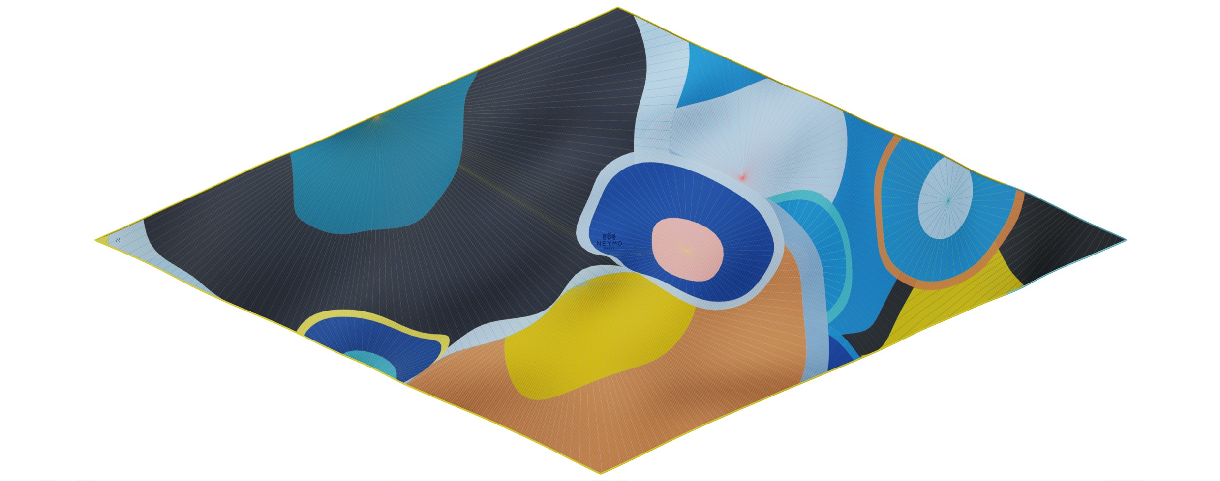 "Les ombrelles" giant arrow 200 scarf