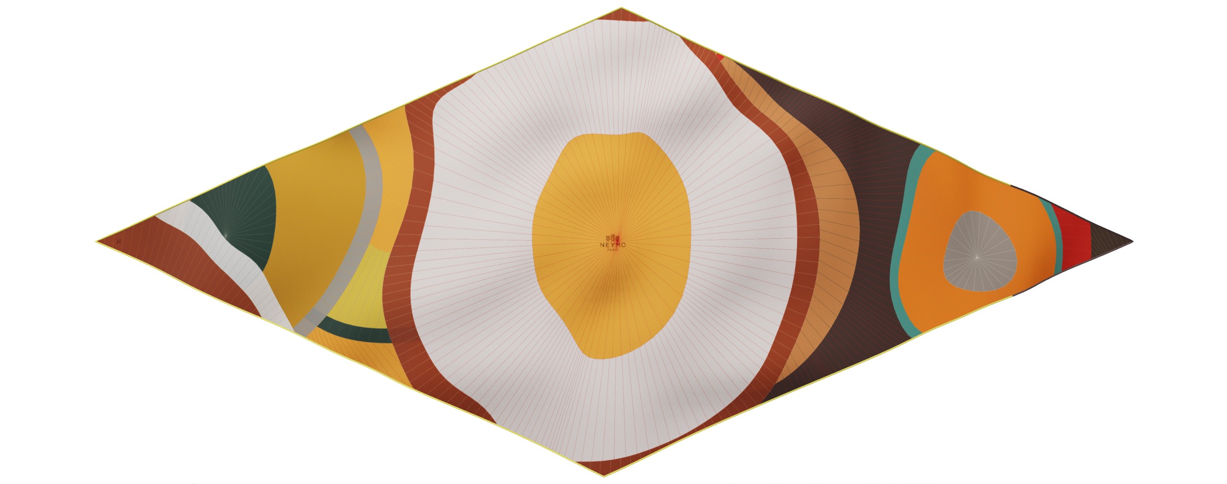 "Les ombrelles" giant arrow 200 scarf