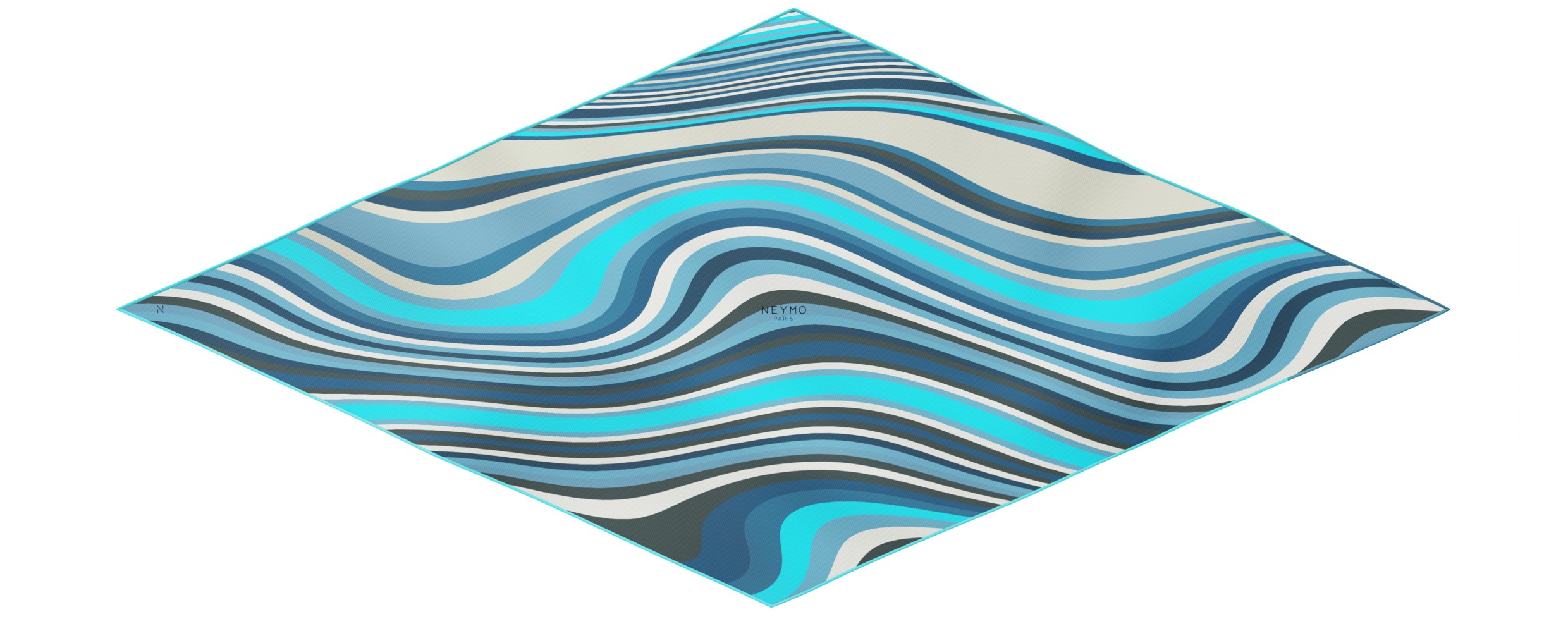 "Les vagues" arrow 140 scarf