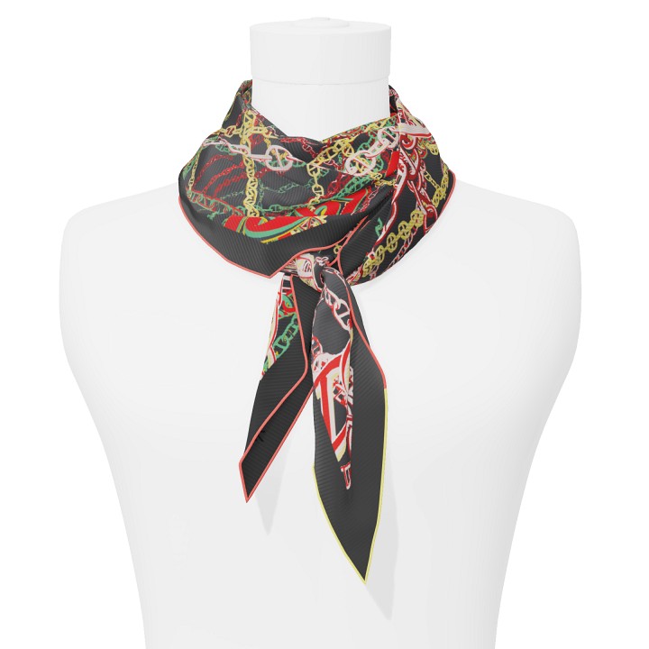 "Pop Chain" arrow 140 scarf