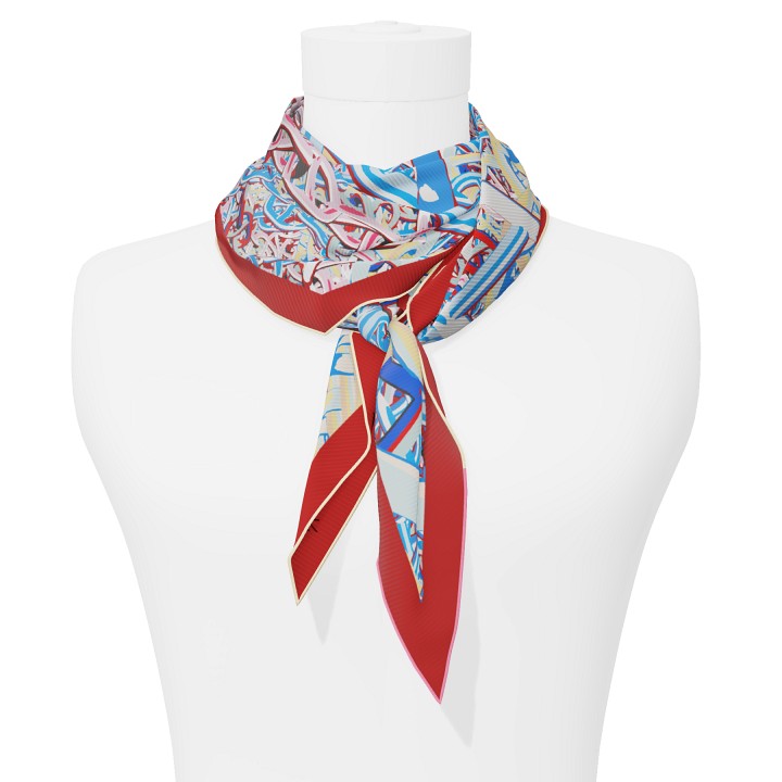 "Pop Chain" arrow 140 scarf