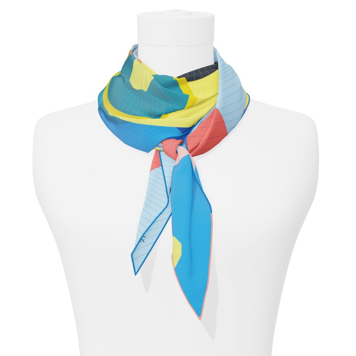"Les ombrelles" arrow 140 scarf