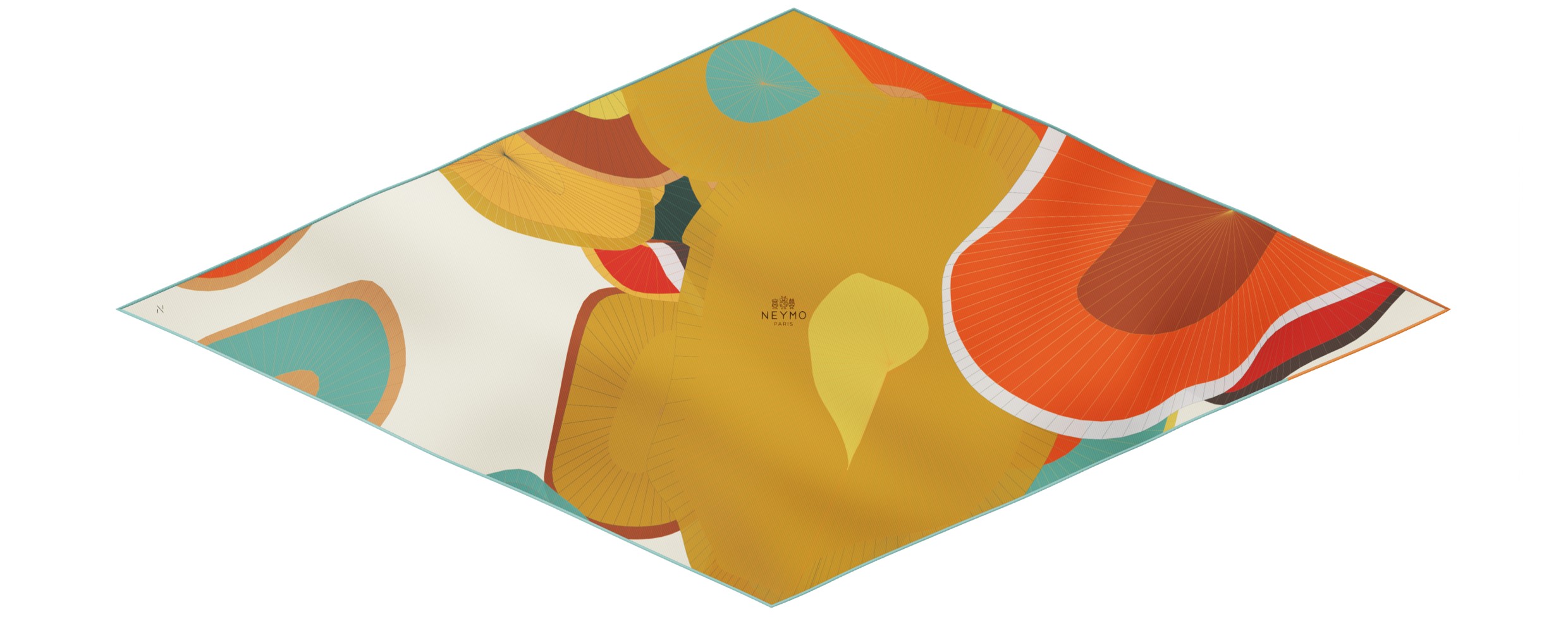 "Les ombrelles" arrow 140 scarf