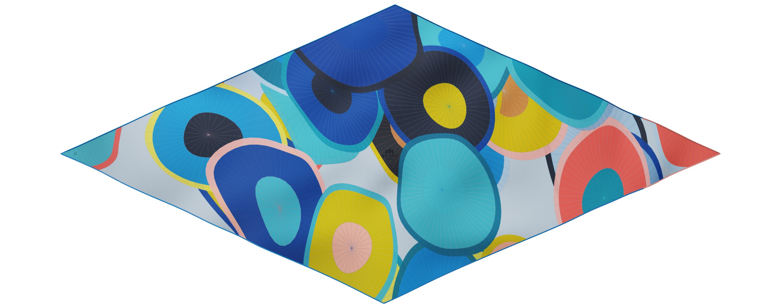 "Les ombrelles" giant arrow 200 scarf