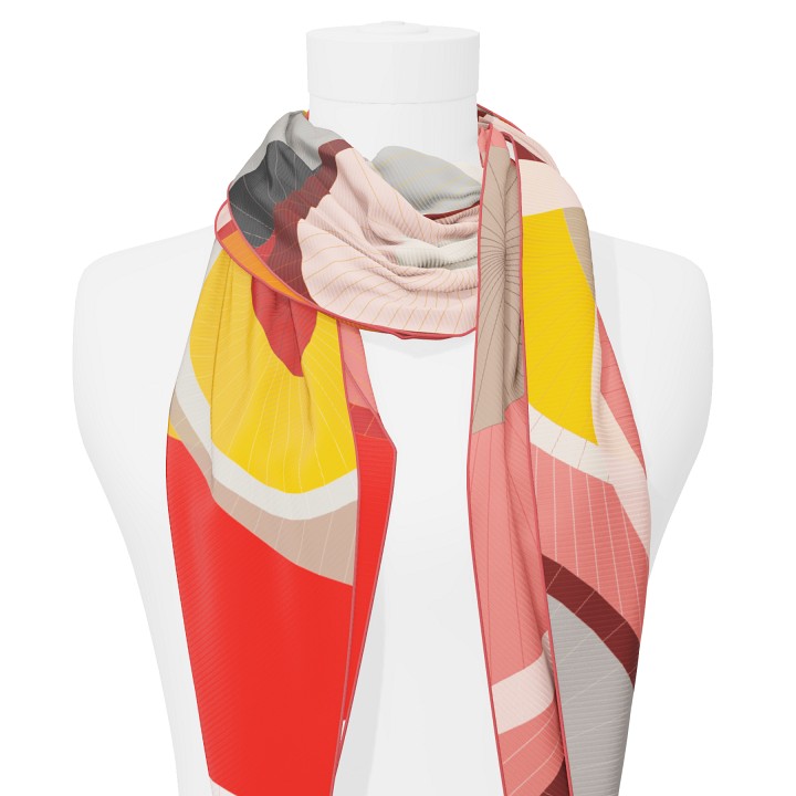 "Les ombrelles" giant arrow 200 scarf
