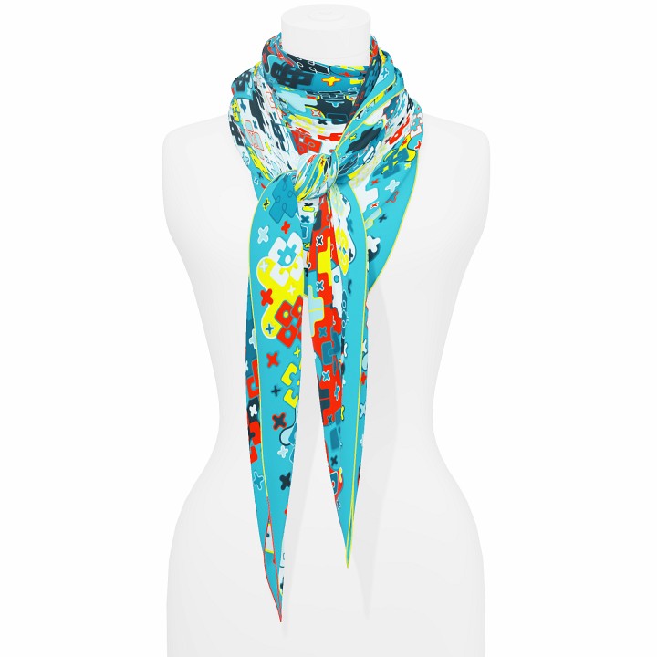 CrissCross giant square 130 scarf