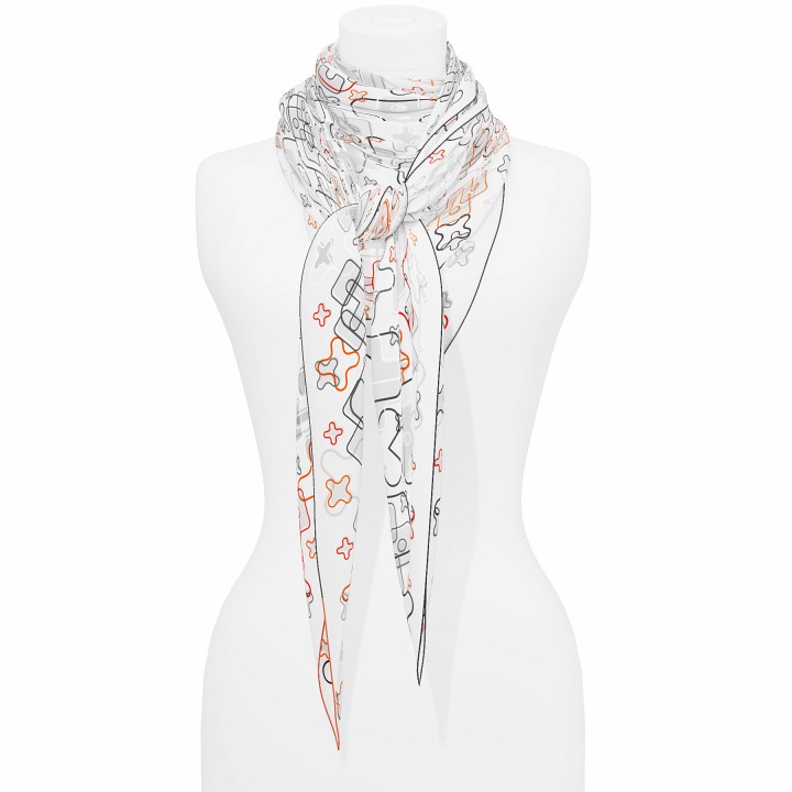 CrissCross giant square 130 scarf