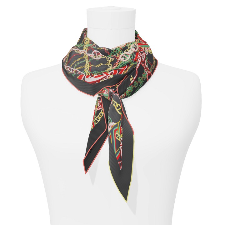 "Pop Chain" arrow 140 scarf