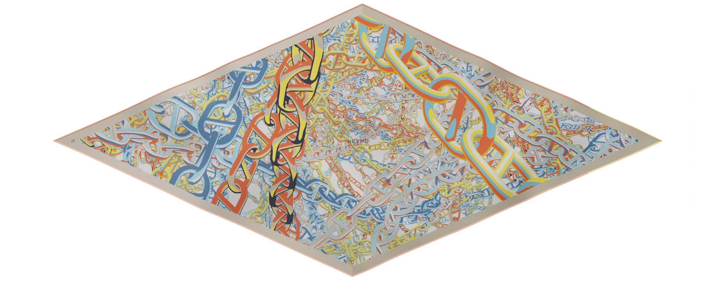 "Pop Chain" arrow 140 scarf