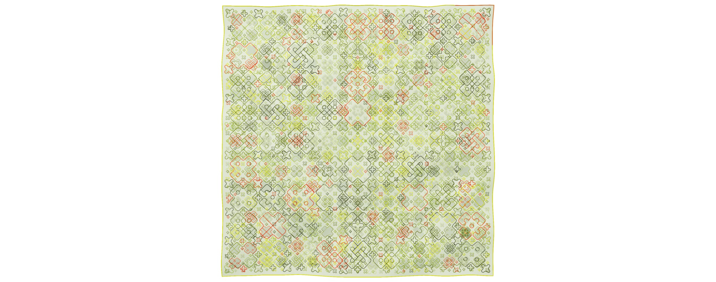 CrissCross giant square 130 scarf