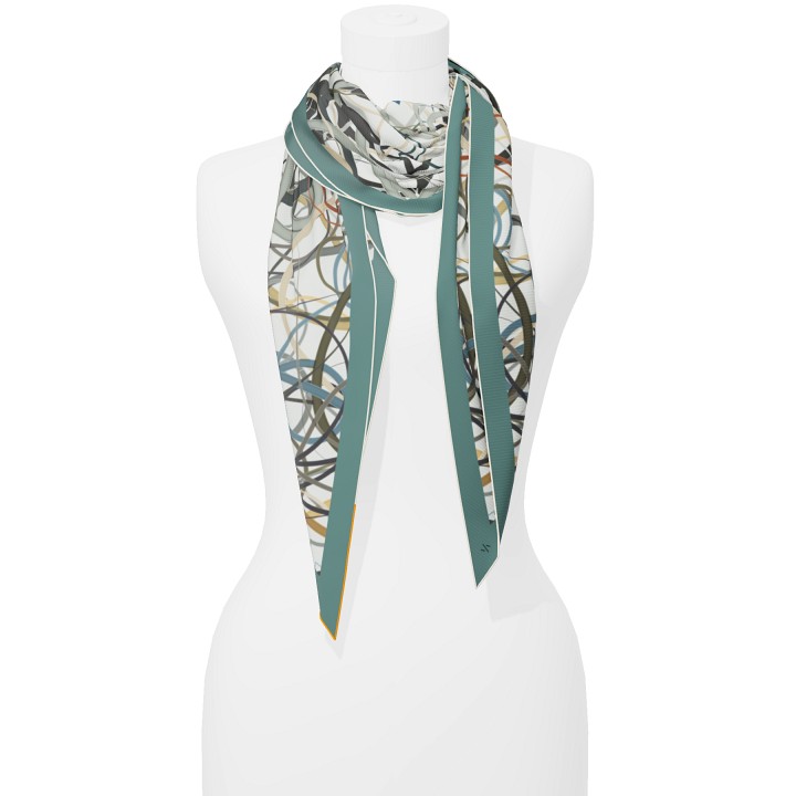 "Whiplash" giant arrow scarf