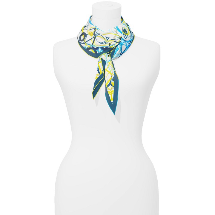 "Whiplash" arrow scarf