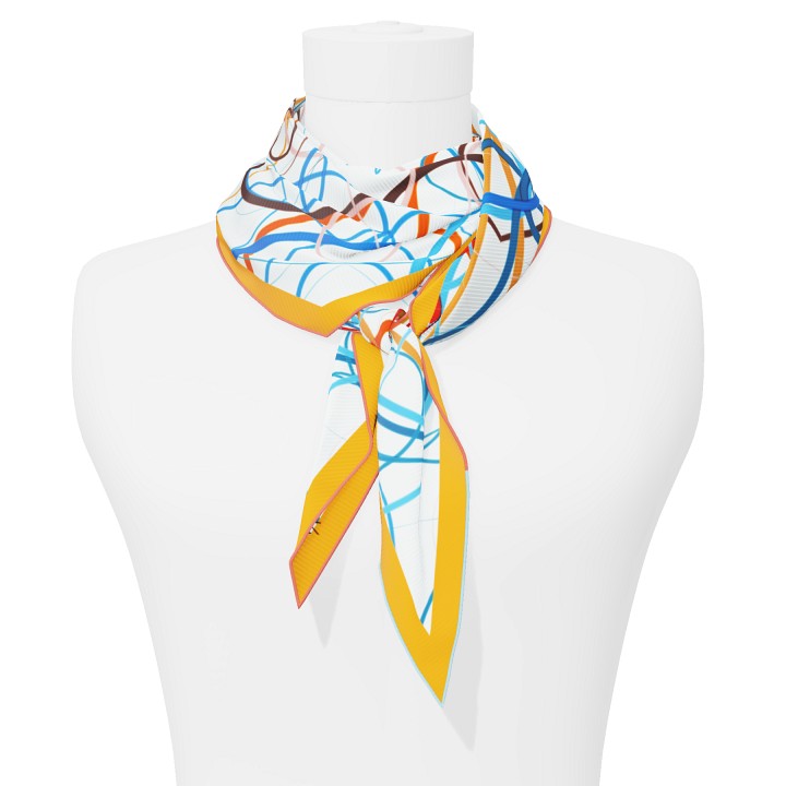 "Whiplash" arrow scarf