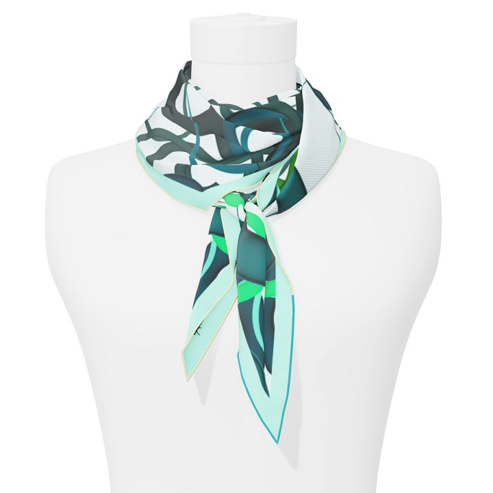 "Whiplash" arrow scarf