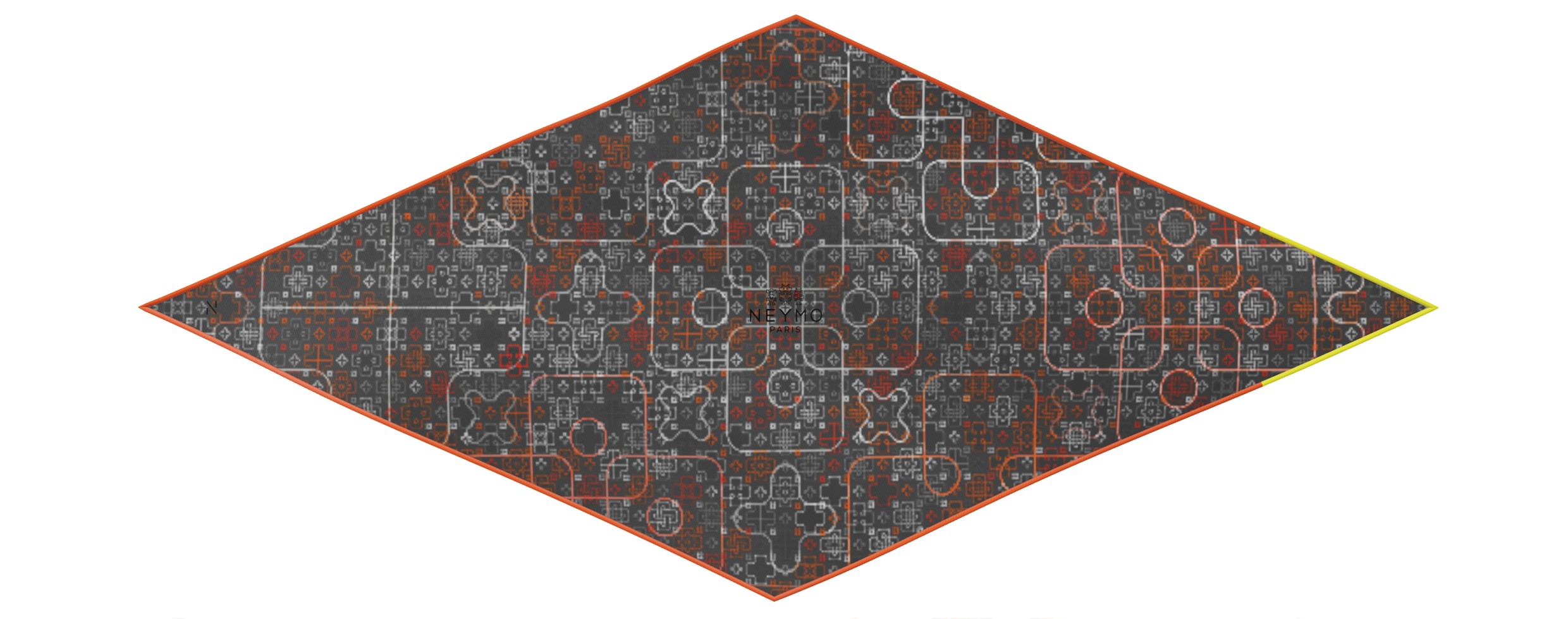 "CrissCross" dart 80 scarf