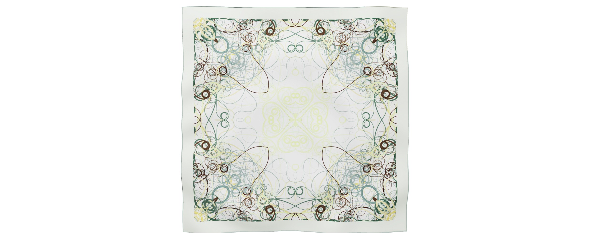 "Whiplash" Square 90 scarf