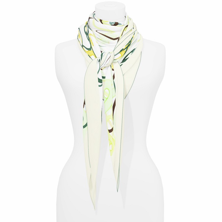 "Whiplash" giant square 130 scarf