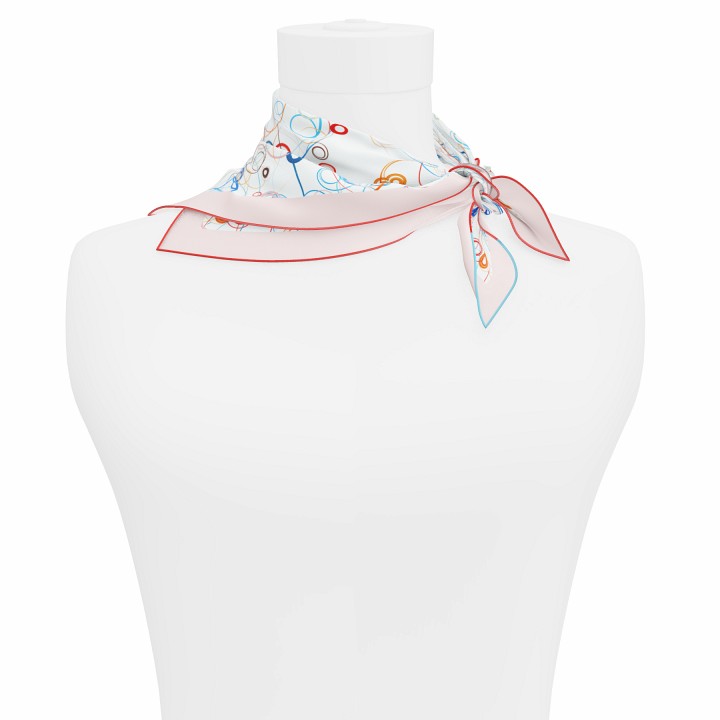 "Whiplash" Square 45 scarf