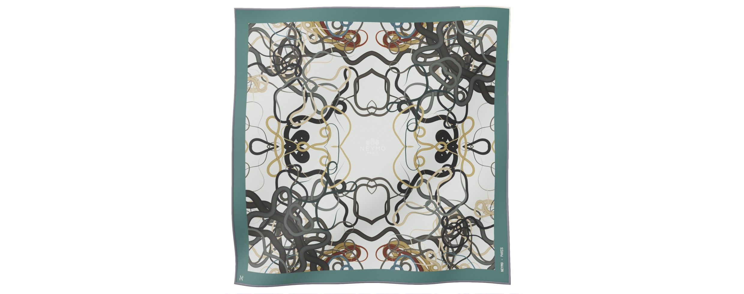 "Whiplash" Square 45 scarf