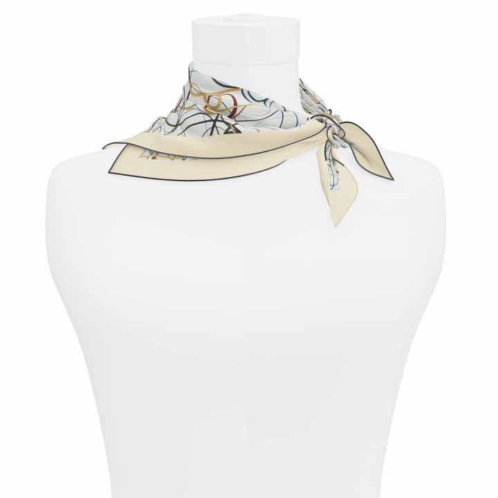 "Whiplash" Square 45 scarf