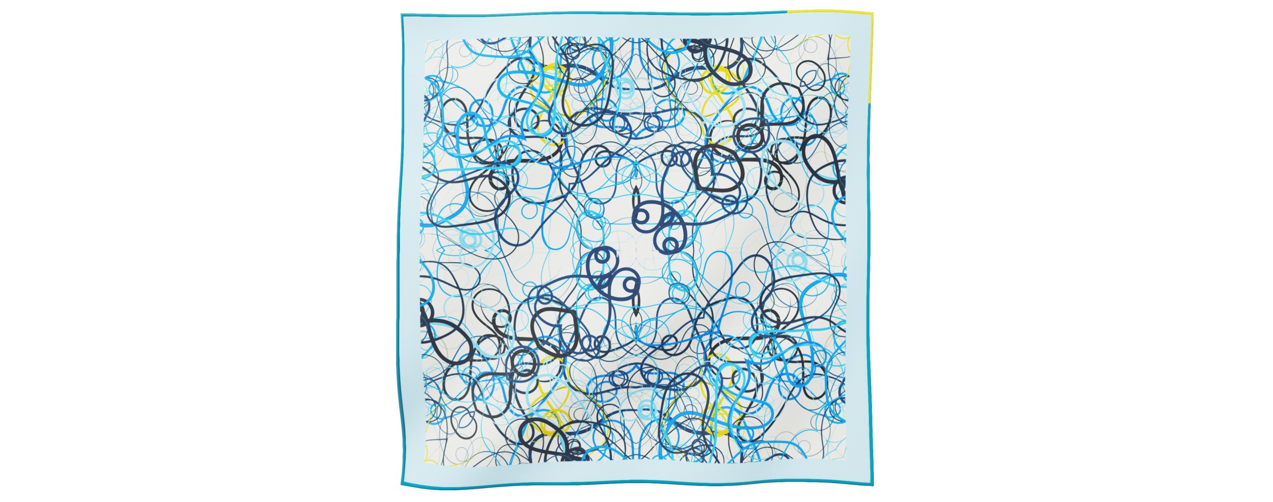 "Whiplash" Square 45 scarf