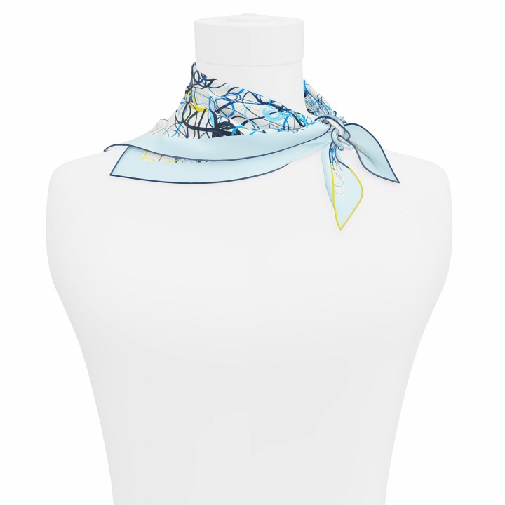 "Whiplash" Square 45 scarf