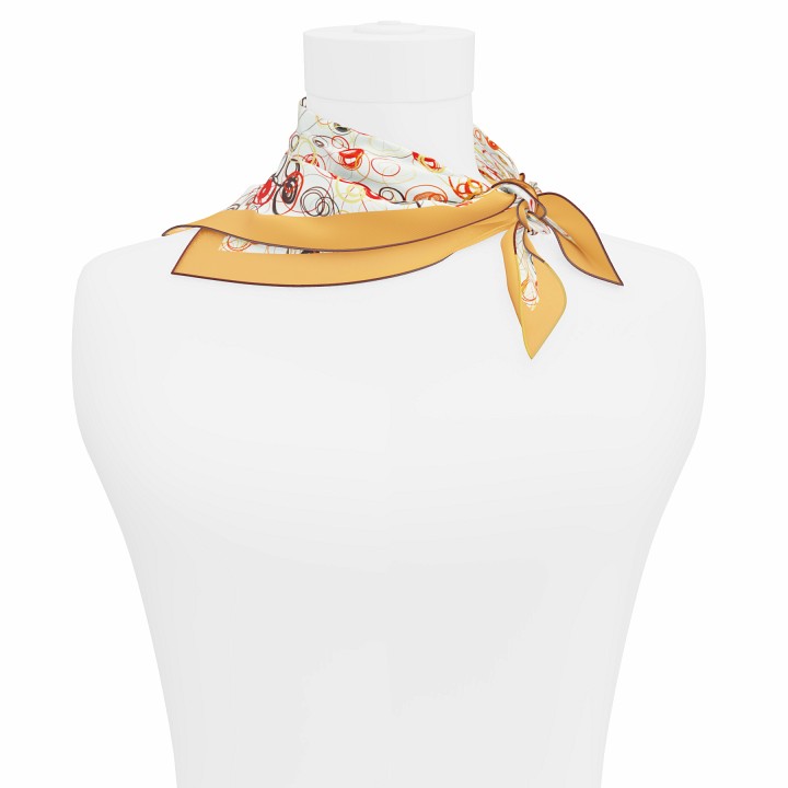 "Whiplash" Square 45 scarf