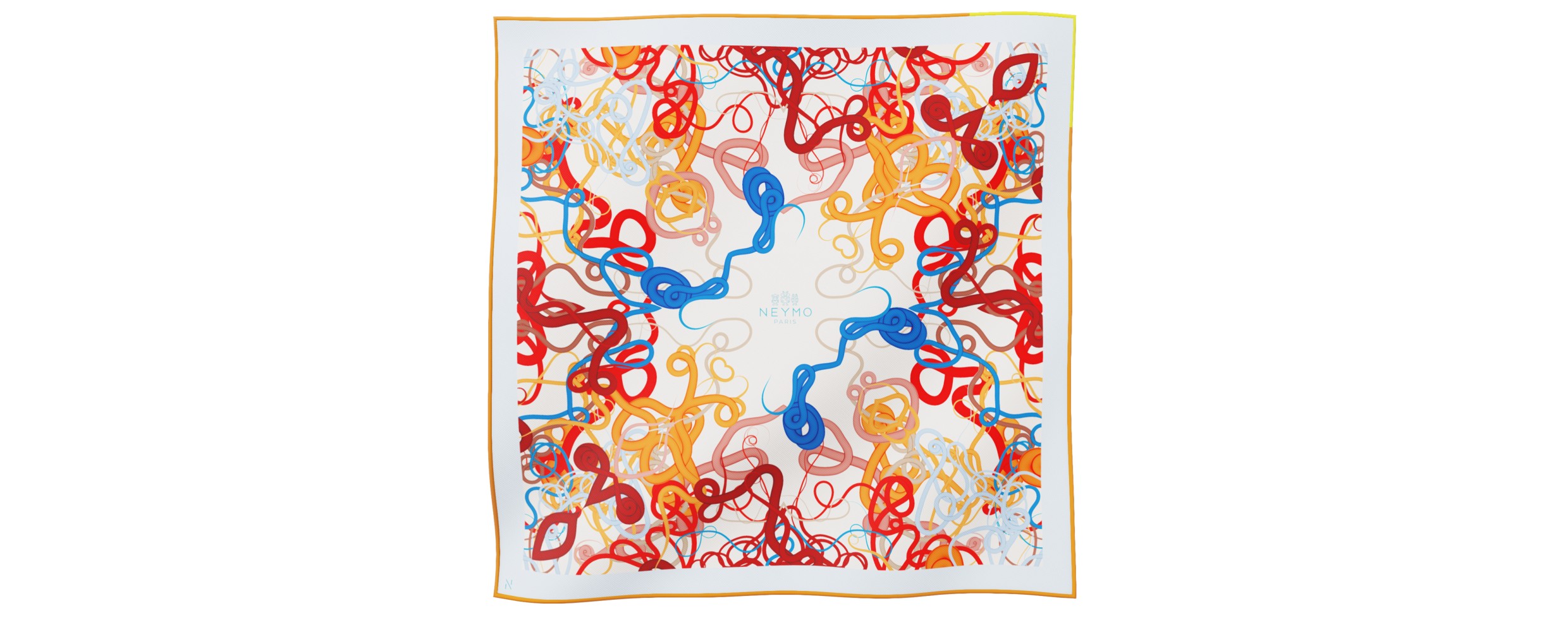 "Whiplash" Square 45 scarf