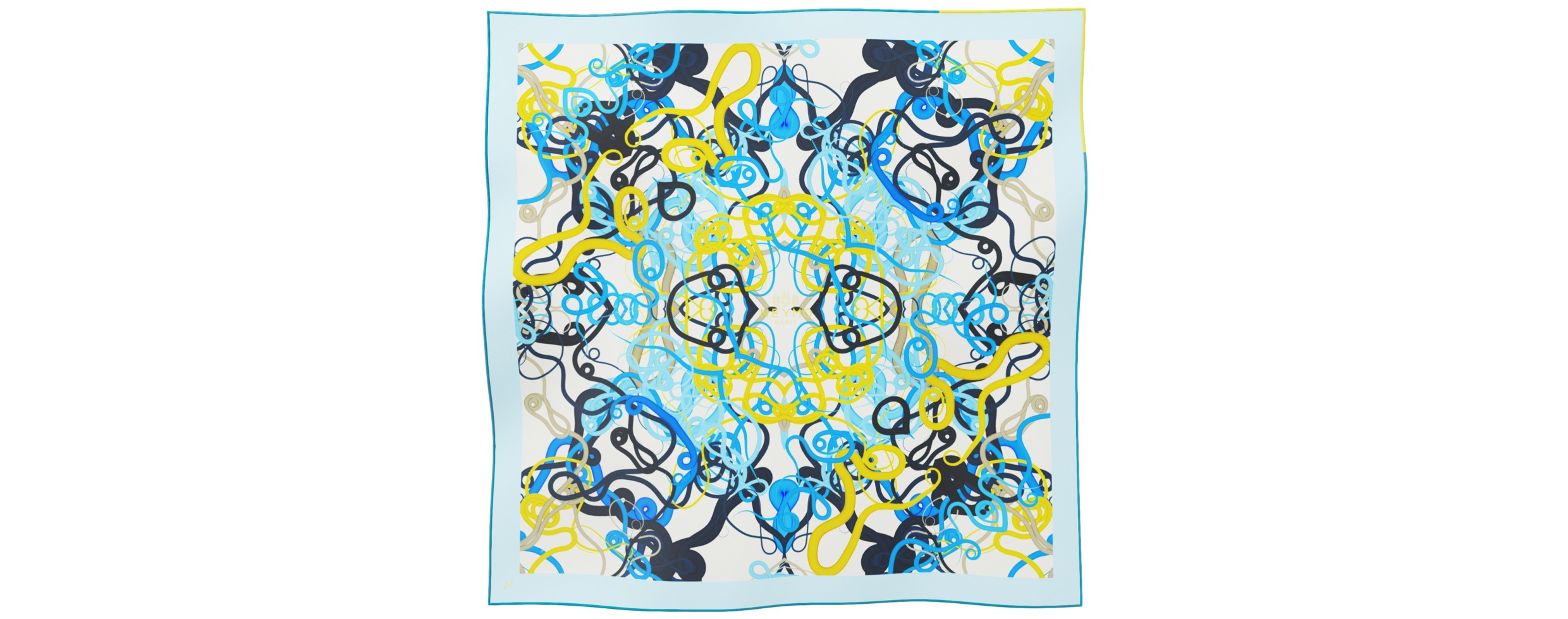 "Whiplash" Square 70 scarf