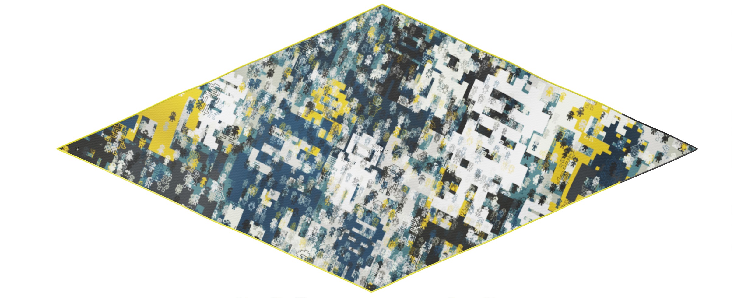 "Silk-Bots" arrow 140 scarf