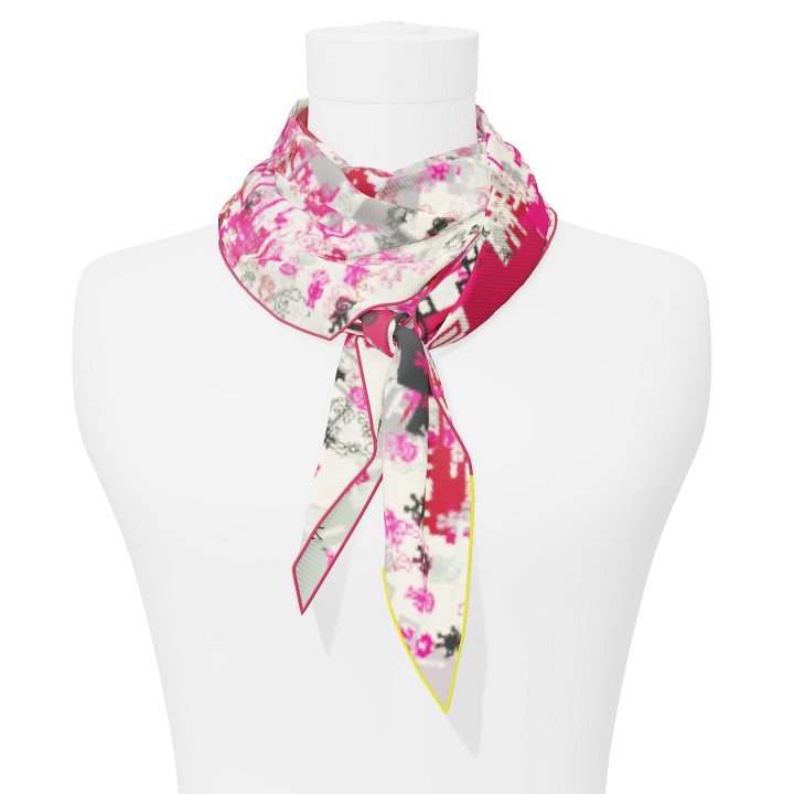 "Silk-Bots" arrow 140 scarf