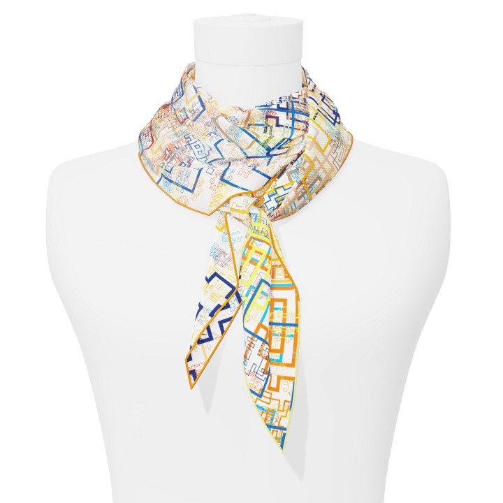 "Silk-Bots" arrow 140 scarf