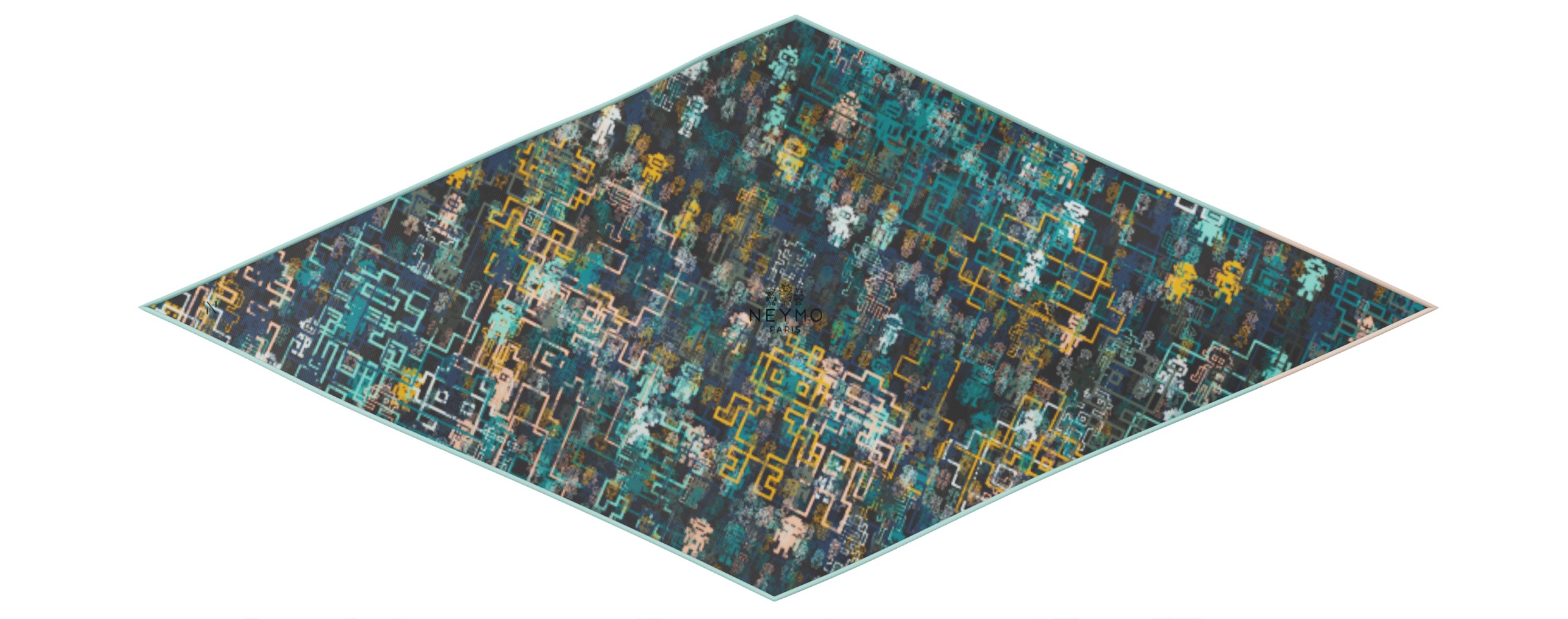 "Silk-Bots" dart scarf