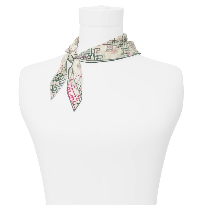 "Silk-Bots" dart scarf